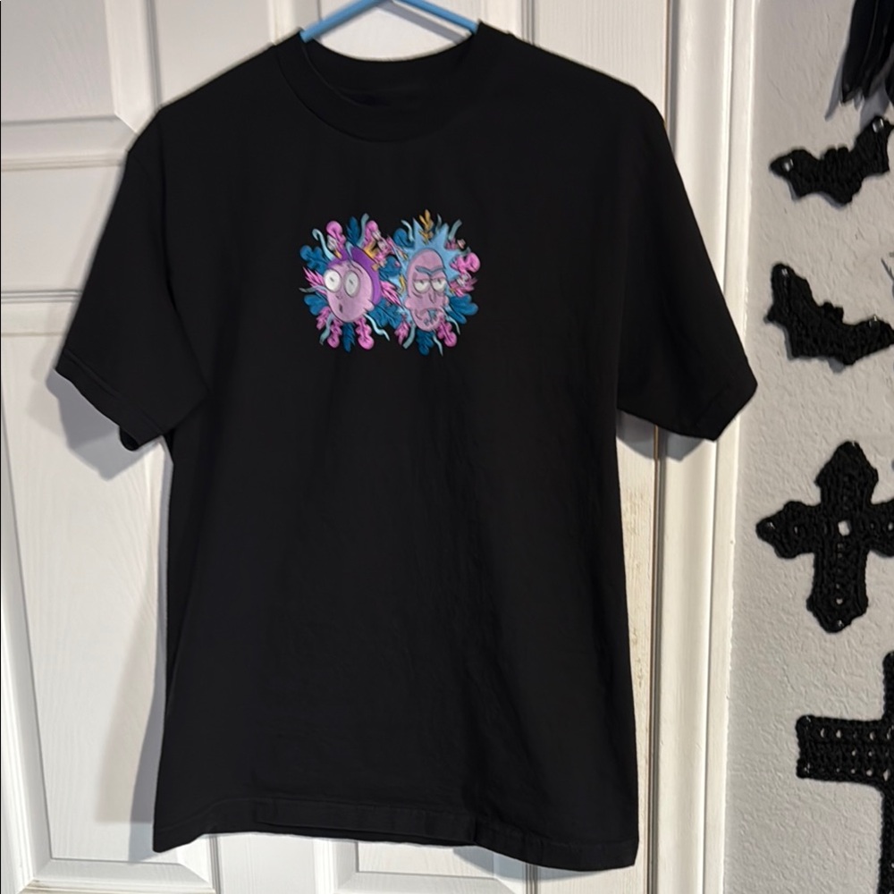 Rick and Morty primitive crew neck tee